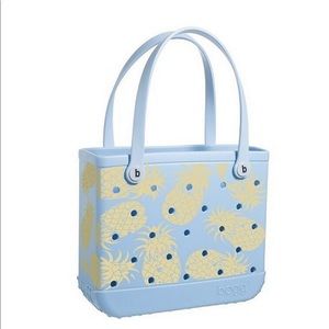 Small baby pineapple bogg tote bag